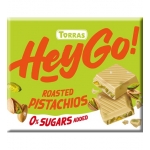 Czekolada Biała z Prażonymi Pistacjami B/G B/C 60g Hey Go! Torras